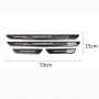 High Edition Carbon Fiber Car Door Threshold Decorative Sticker for BMW E90 2005-2012