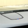 Three Color Carbon Fiber Car Instrument Big Horn Frame Decorative Sticker for BMW 5 Series F10 2011-2017