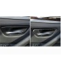 4 PCS Carbon Fiber Car Door Handle Frame Decorative Sticker for BMW 5 Series F10 2011-2017