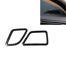Углеродное волокно автомобильное приборное выходы декоративная наклейка для BMW 5 Series F10 2011-2017, крем для левого вождения
