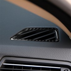 Carbon Fiber Car Instrument Air Outlet Decorative Sticker for BMW 5 Series F07 5GT 535i 2010-2016, Sutible for Left Driving