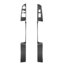 6 in 1 Car Carbon Fiber Left and Right Driving Seat Lift Decorative Sticker for Mazda RX8 2004-2008, Left Drive High-configured