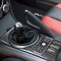 5 in 1 Car Carbon Fiber Gear Position Console Decorative Sticker for Mazda RX8 2004-2008, Left and Right Drive Universal