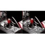 5 in 1 Car Carbon Fiber Gear Position Console Decorative Sticker for Mazda RX8 2004-2008, Left and Right Drive Universal