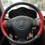 4 PCS Car Carbon Fiber Steering Wheel Decorative Sticker for Mazda RX8 2004-2008, Left and Right Drive Universal