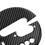 10 in 1 Car Carbon Fiber Central Control Gear Position Multimedia Decorative Sticker for Nissan 370Z Z34 2009-, Right Drive