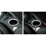 3 in 1 Car Carbon Fiber Central Control Cup Holder Panel Decorative Sticker for Nissan 370Z Z34 2009-, Left and Right Drive Universal
