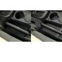 10 в 1 автомобиль углеродного волокна консоль подставка для водяной чашки декоративная наклейка для Jeep Wrangler JK 2007-2010, левый диск