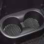 4 in 1 Car Carbon Fiber Water Cup Holder Mat Decorative Sticker for Jeep Wrangler JK 2007-2010, Left and Right Drive Universal