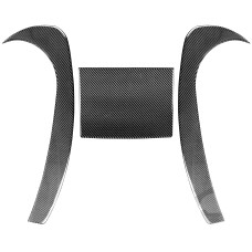 3 in 1 Car Carbon Fiber Dashboard Decorative Sticker for Jeep Wrangler JK 2007-2010, Left and Right Drive Universal