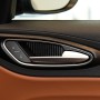 4 in 1 Car Carbon Fiber Inner Door Bowl Decorative Sticker for Alfa Romeo Giulia 2017-2019, Left and Right Drive Universal