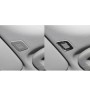 2 in 1 Car Carbon Fiber Microphone Decorative Sticker for Alfa Romeo Giulia 2017-2019, Left and Right Drive Universal