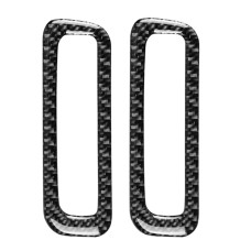 Car Carbon Fiber A-pillar Air Outlet Decorative Sticker for Mazda CX-5 2017-2018, Left and Right Drive Universal