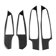 4 in 1 Car Carbon Fiber Window Glass Lift Decorative Sticker for BMW 3 Series G20/G28/325Li/330d/335 2019-2020, Left and Right Drive Universal