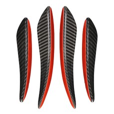 Universal Car Carbon Fiber Wind Knife Decorative Sticker, Left and Right Drive Universal
