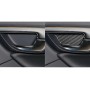 4 PCS Car Carbon Fiber Inner Door Bowl Decorative Stickers for Volvo V60 2010-2017 / S60 2010-2018, Left and Right Drive Universal