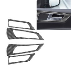 4 PCS Car Carbon Fiber Inner Door Pannel Decorative Stickers for Jaguar XE X760 2016-2020, Left and Right Drive Universal