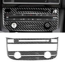 Car Carbon Fiber Air Conditioning Panel Decorative Stickers for Jaguar F-PACE X761 XE X760 XF X260 2016-2020, Left and Right Drive Universal