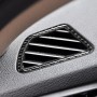 2 in 1 Car Carbon Fiber Solid Color Dashboard Air Outlet Decorative Sticker for BMW E70 X5 / E71 X6 2008-2013, Left Drive