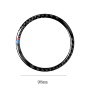 4 в 1 CAR CARBON CARD-волокно Tricolor Ring Ring Decorative Sticker для BMW 2008-2013 E70 / 2008-2014 E71, левый и правый Drive Universal