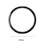 4 in 1 Car Carbon Fiber Solid Color Horn Ring Decorative Sticker for BMW 2008-2013 E70 / 2008-2014 E71, Left and Right Drive Universal