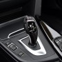 A Edition Carbon Fiber Car Hand Brake Handle Decorative Sticker for BMW 1 / 2 / 3 / 4 / 5 Series F20 F30 F31 F34 (2012-2017), Left Driving