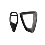 2 in 1 B Edition Carbon Fiber Car Gear Cover Decorative Sticker for BMW 1 / 2 / 3 / 4 / 5 Series, Left and Right Drive Universal