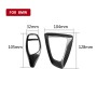 2 in 1 B Edition Carbon Fiber Car Gear Cover Decorative Sticker for BMW 1 / 2 / 3 / 4 / 5 Series, Left and Right Drive Universal