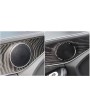 4 PCS Car Carbon Fiber Door Horn Ring Decorative Sticker for Mercedes-Benz C Class W205 C180 C200 C300 GLC, Left and Right Drive Universal(Solid Color)