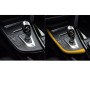 Центральная обертка Car Crap Central Control Decorative для BMW 3 серии 3GT / 4 Series 2013-2019, левый привод (желтый)