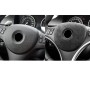 Крышка рулевого колеса с замшевым рулевым колесом для BMW 3 Series E90 E92 E93 2005-2012 Версия конфигурации высокого уровня, левый и правый привод Universal (Black Grey)
