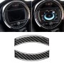 2 PCS Car F Chassis Navigation Panel Carbon Fiber Decorative Sticker for BMW Mini Cooper Countryman Clubman F54 / F55 / F56 / F60