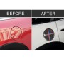 Red Blue Color Car Fuel Tank Cover Carbon Fiber Decorative Sticker for BMW Mini Cooper R50 / R52 / R55 / R56 / R57 / R58 / R59 / R60 / R61 / F55 / F56