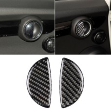 2 PCS R / F Universal Car Door Handle Carbon Fiber Decorative Sticker for BMW Mini R55 / R56 / R60 / R61 / F55 / F54 / F60