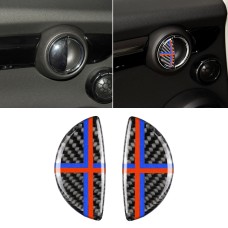 2 ПК Красный синий цвет R / F Универсальный автомобильный ручка дверной двери декоративная наклейка для BMW Mini R55 / R56 / R60 / R61 / F55 / F54 / F60