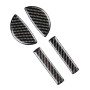 4 PCS Car F Chassis Door Handle Carbon Fiber Decorative Sticker for BMW Mini Cooper Clubman Countryman F55 / F54 / F60