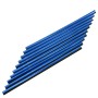 10 PCS Car Interior Mouldings Decorative Air Conditioning Outlet U-shaped Bright Strip Clip(Blue)