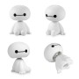 Cartoon Plastic Baymax Robot Shaking Head Figure Car Ornament