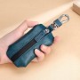 TP-9016 Litchi Texture Waterproof Zipper Car Key Bag (Black)
