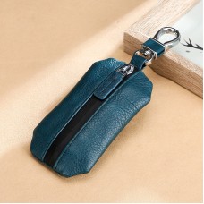 TP-9016 Litchi Texture Waterproof Zipper Car Key Bag (Green)