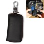 9092 Business Style Multifunctional Genuine Leather Zipper Car Key Bag(Coffee)