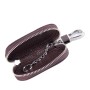 Universal Leather Crocodile Texture Waist Hanging Zipper Wallets Key Holder Bag (No Include Key)(Coffee)