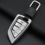 A Style Car Auto Buckle Key Shell Colorful Ring Zinc Alloy Car Chain Shell Car Key Shell Case for BMW, Random Color Delivery