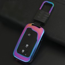 Car Auto Buckle Key Shell Zinc Alloy Car Chain Shell Car Key Shell Case Key Ring for BYD, Random Color Delivery