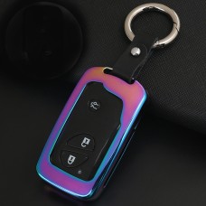 Car Auto Buckle Key Shell Zinc Alloy Car Chain Shell Car Key Shell Case Key Ring for BYD, Random Color Delivery