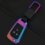 A Style Car Auto Buckle Key Shell Zinc Alloy Car Chain Shell Car Key Shell Case Key Ring for Buick, Random Color Delivery