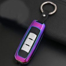 A Style Car Auto Buckle Key Shell Zinc Alloy Car Chain Shell Car Key Shell Case Key Ring for Trumpchi, Random Color Delivery