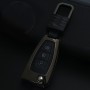 A Style Car Buckle Key Shell Zinc Alloy Car Chain Shell Car Key Shell Case Key Ring for Ford, Random Color Delivery