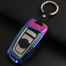 B Style Car Auto Buckle Key Shell Zinc Alloy Car Remote Control Shell Car Key Shell Case for BMW, Random Color Delivery