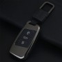 D Стиль автомобиль автомобиль Auto Buckle Key оболочка цинк сплав с сплавным цепью оболочка оболочка оболочка корпуса корпус кольцо для Volkswagen, случайная доставка цвета